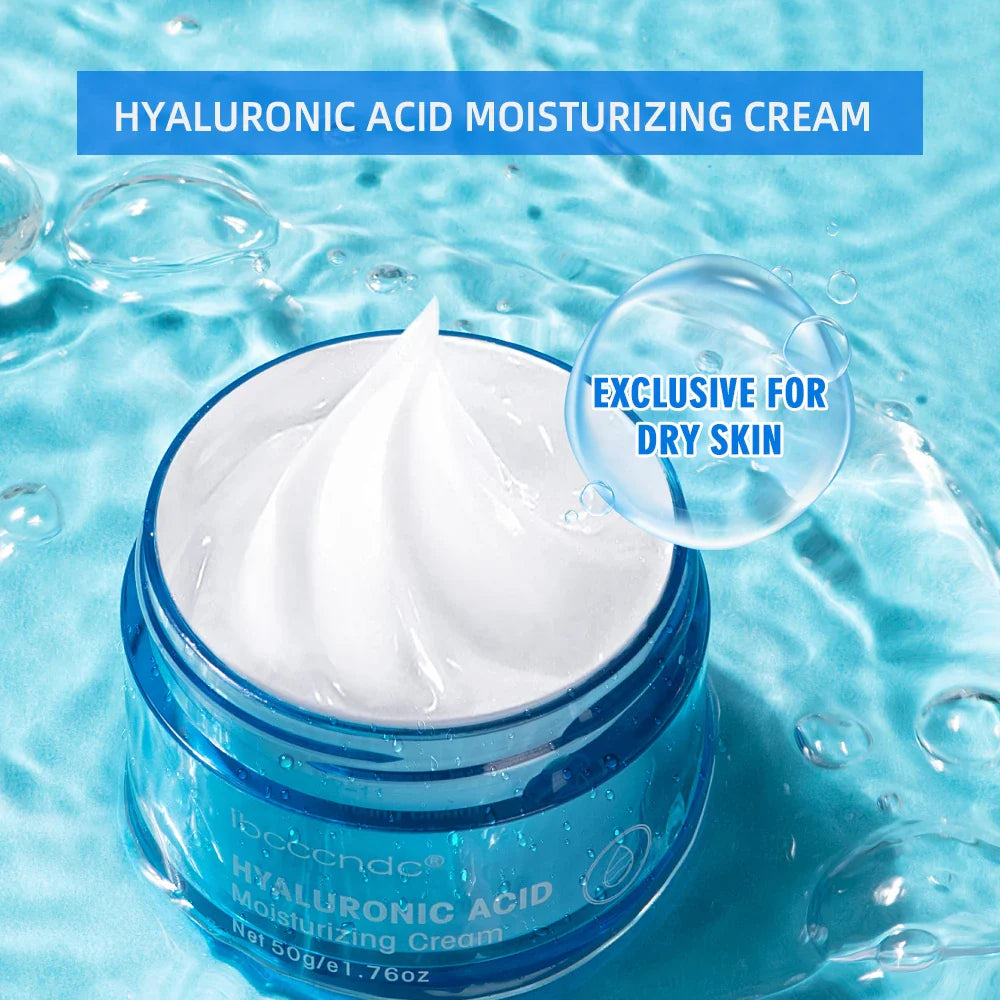 Hyaluronic Acid Face Cream & Water Gel – Daily Moisturizer 50g