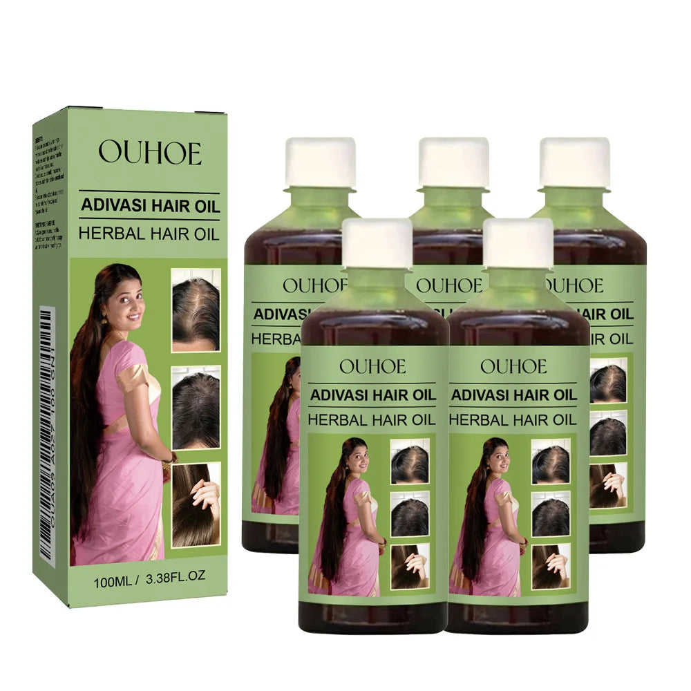 Adivasi Herbal Hair Growth Oil – Rosemary & Coconut 100ml