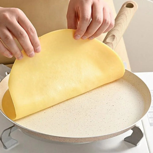 Non-Stick Crepe Pan Aluminum Wooden Handle | 6, 8 & 10 Inch Crepe & Omelet Pan Oasis Select