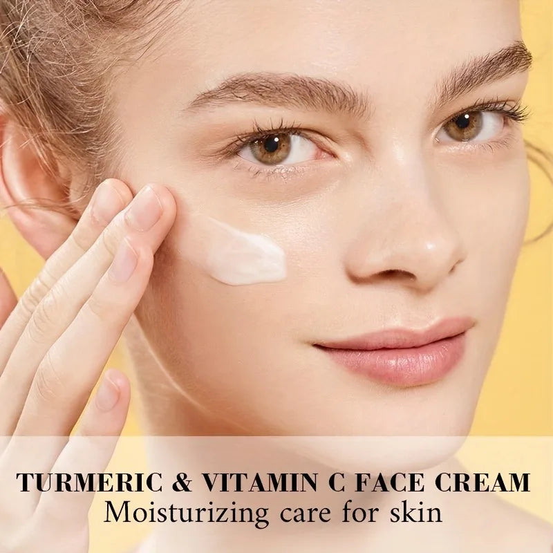 Turmeric & Vitamin C Face Cream – Moisturizing & Firming Peaceful Pleasures Health and Wellness