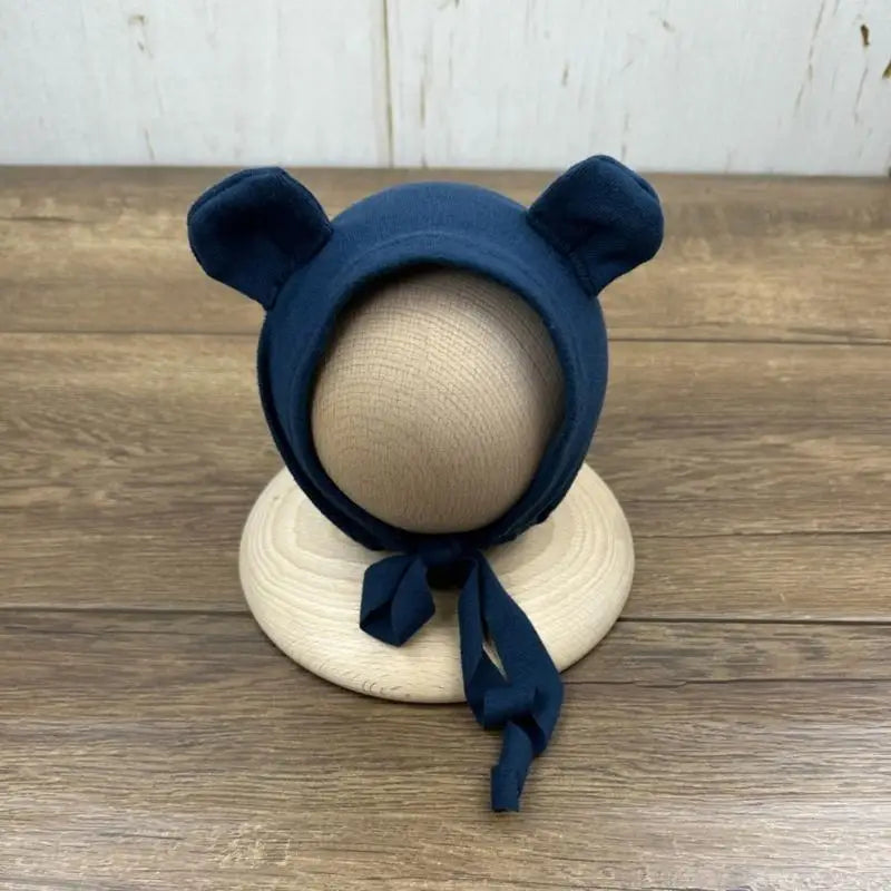 Newborn Baby Photography Costume – Bear Hat & Overalls 0-1M