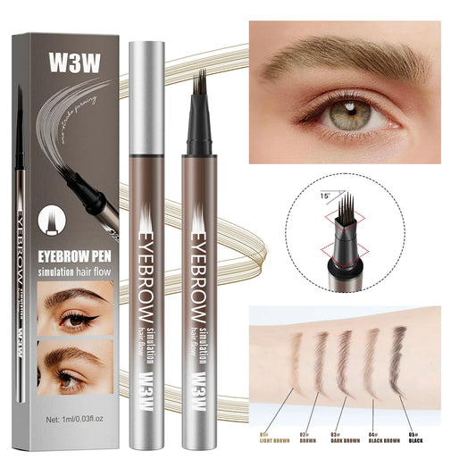 W3W Liquid Eyebrow Pen – Waterproof & Smudge-Proof | 5 Shades Liquid Eyebrow Pen Oasis Select