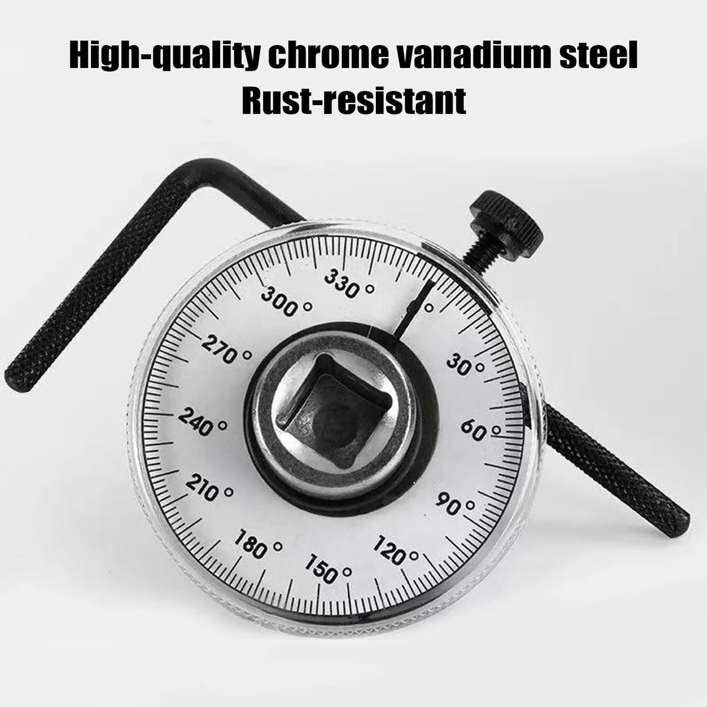 Torque Wrench Torquemeter Dial Hand Tool Auto Service Equipment Garage Calibrated In Degrees Automotive Tools Car Repairing Peaceful Pleasures Health and Wellness