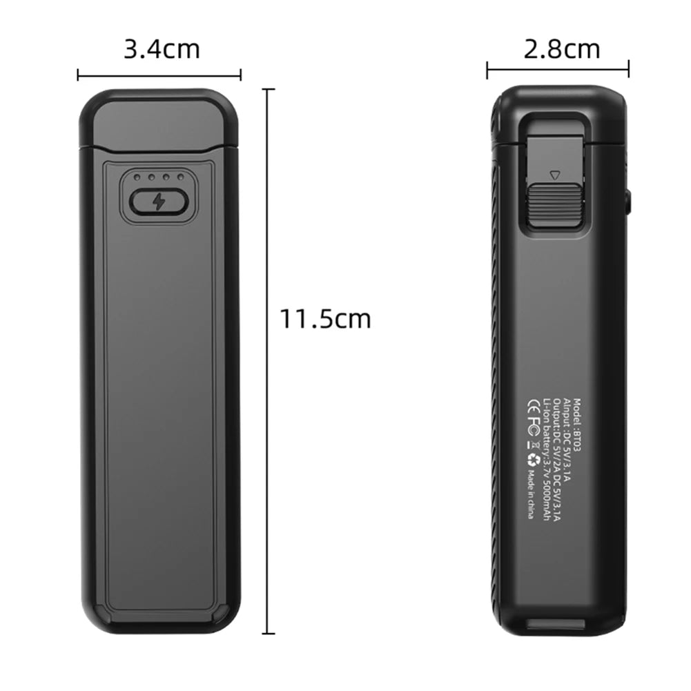 PO3050 For DJI Pocket 3 Battery Life Controller 10W 5000mAh Handheld Fast Charging Charger Extension Rod For DJI Pocket 3 Camera Peaceful Pleasures Health and Wellness