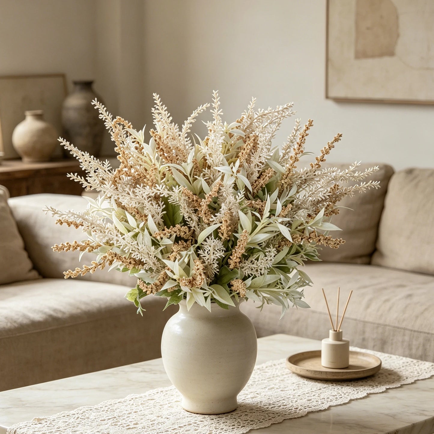 Artificial Lavender Bouquet for Wedding, Home & Table Décor