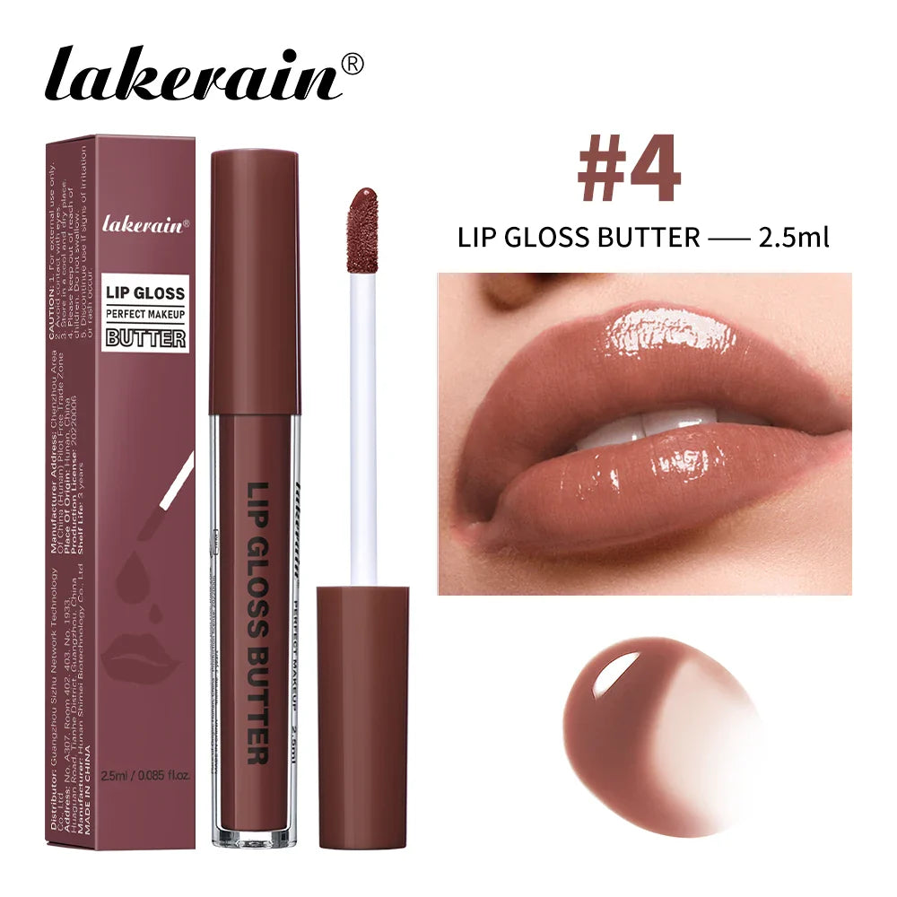 Lakerain Glossy Lip Gloss Butter – Mirror Finish & Moisturising