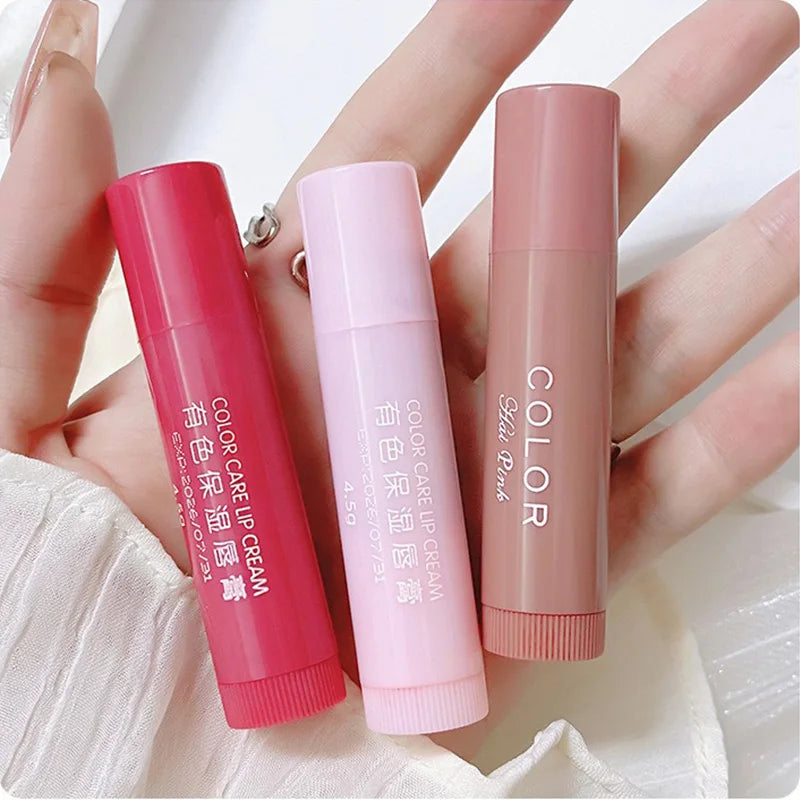 HAIPINK 3-Piece Set Tinted Moisturizing Lip Balm - Hydrating, Fade Lip Lines, Prevent Chapping Peaceful Pleasures Health and Wellness