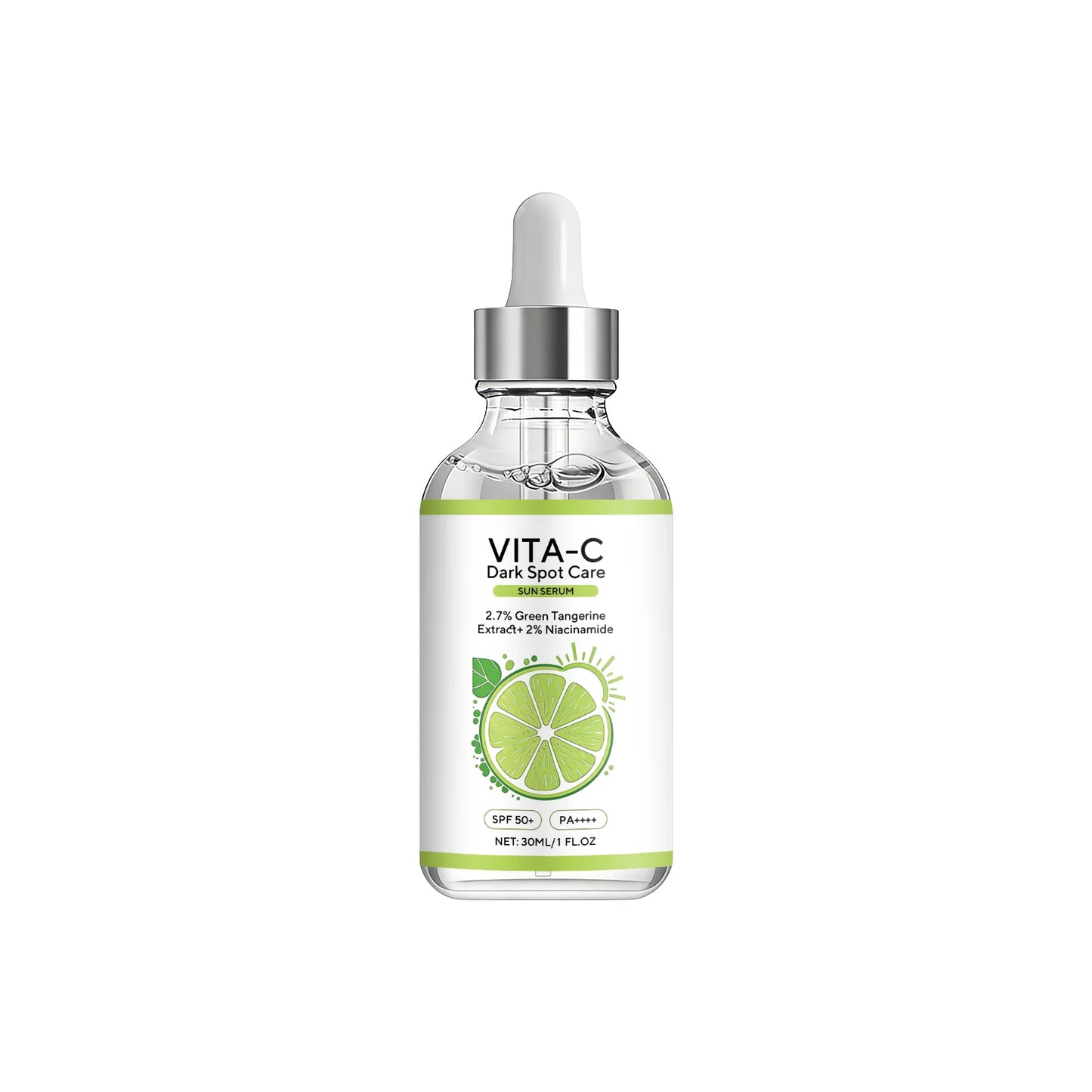 Vitamin C Sunscreen Essence Anti Sunburn Protection Brighten Skin Tone Fade Spots Improve Dullness Nourish Skin Brighten Serum Peaceful Pleasures Health and Wellness 30ml