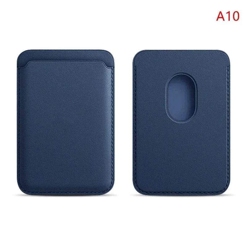2026 Top Selling！Phone Accessories Magnetic Wallet Holder Leather Case For iPhone13/12/14/15/16/17 Pro Max Phone Card Holder Peaceful Pleasures Health and Wellness 131-DarkBlue