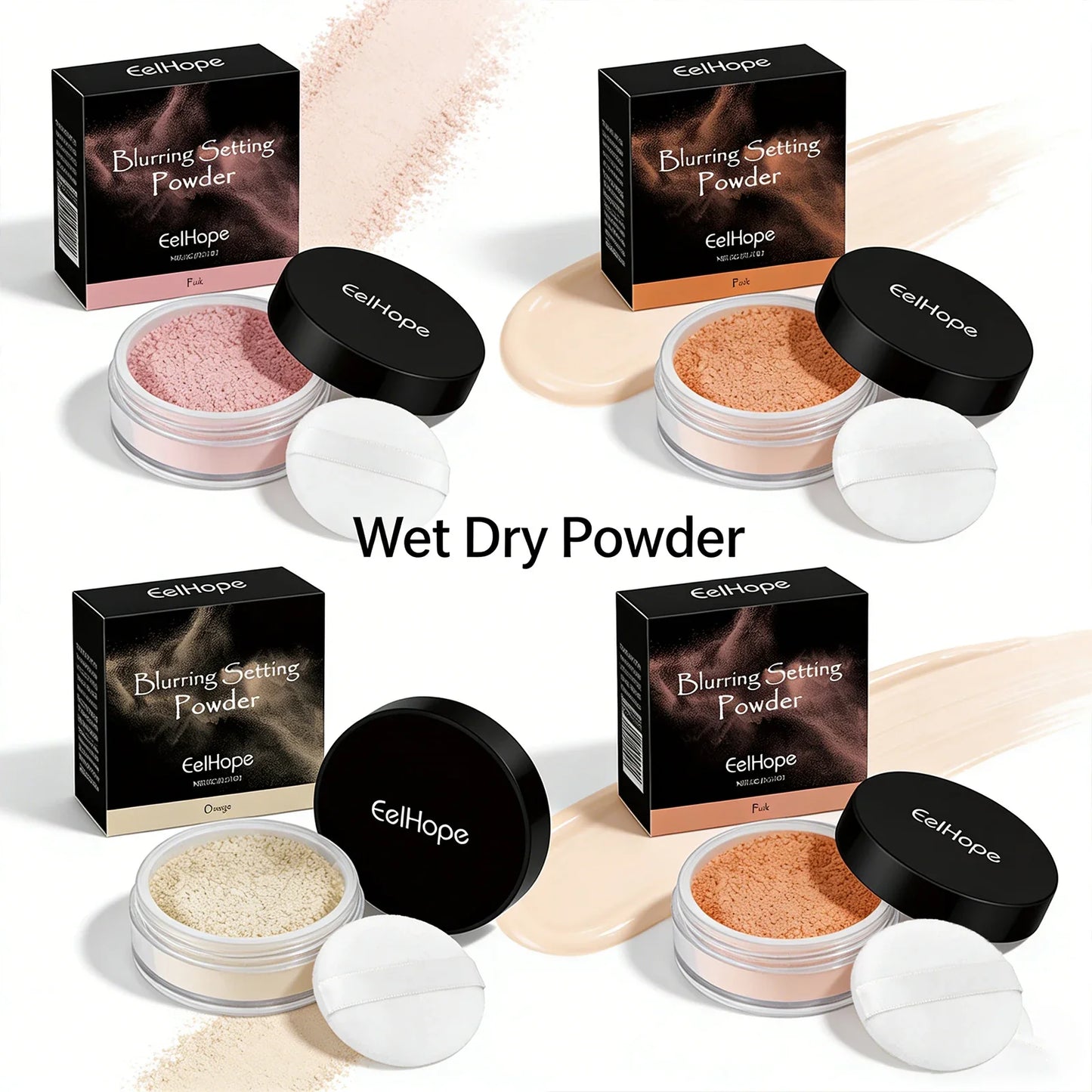 Eelhope 2-in-1 Wet & Dry Setting Powder – Matte & Oil Control
