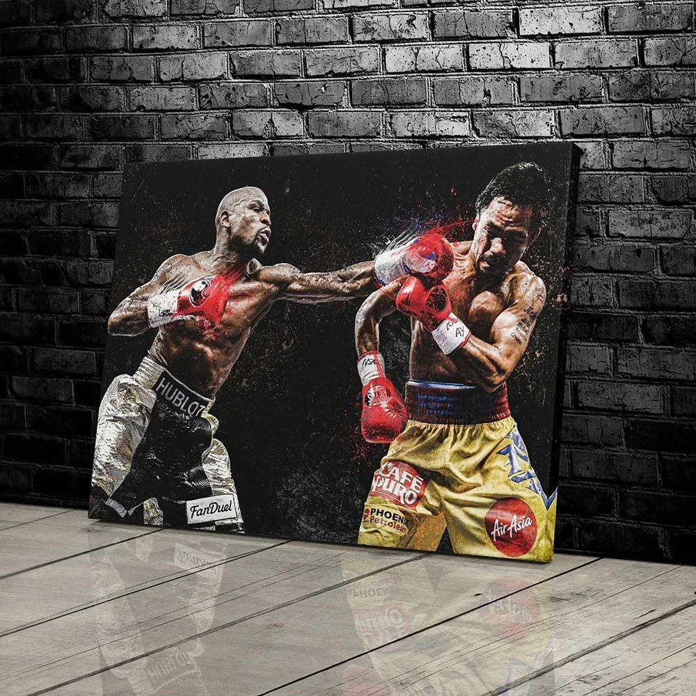 Boxing Canvas Wall Art – McGregor, Pettis & Benavidez Print Canvas Wall Art Peaceful Pleasures Health and Wellness