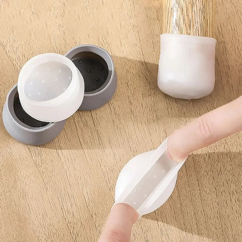 Silicone Chair Leg Caps – Non-Slip Floor Protectors 10–40 PCS