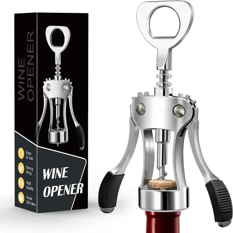 High End Wine Bottle Opener for Home Use Multi Functional Corkscrew Beer Opener Easy To Use Premium Quality Corkscrew Opener Peaceful Pleasures Health and Wellness