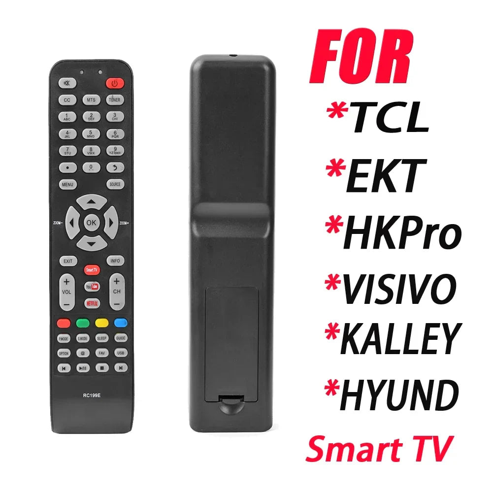 Smart TV Remote Replacement for TCL HYUNDAI EKT HKPro VISIVO