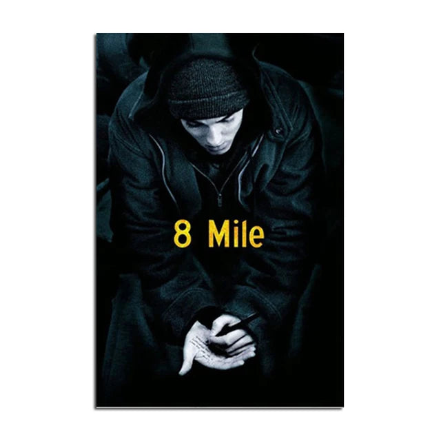 Super Rapper Eminems Posters and Prints Great Rap Singer Canvas Painting Music Star Wall Art Picture for Bedroom Home Decor Peaceful Pleasures Health and Wellness A19 30X40CM