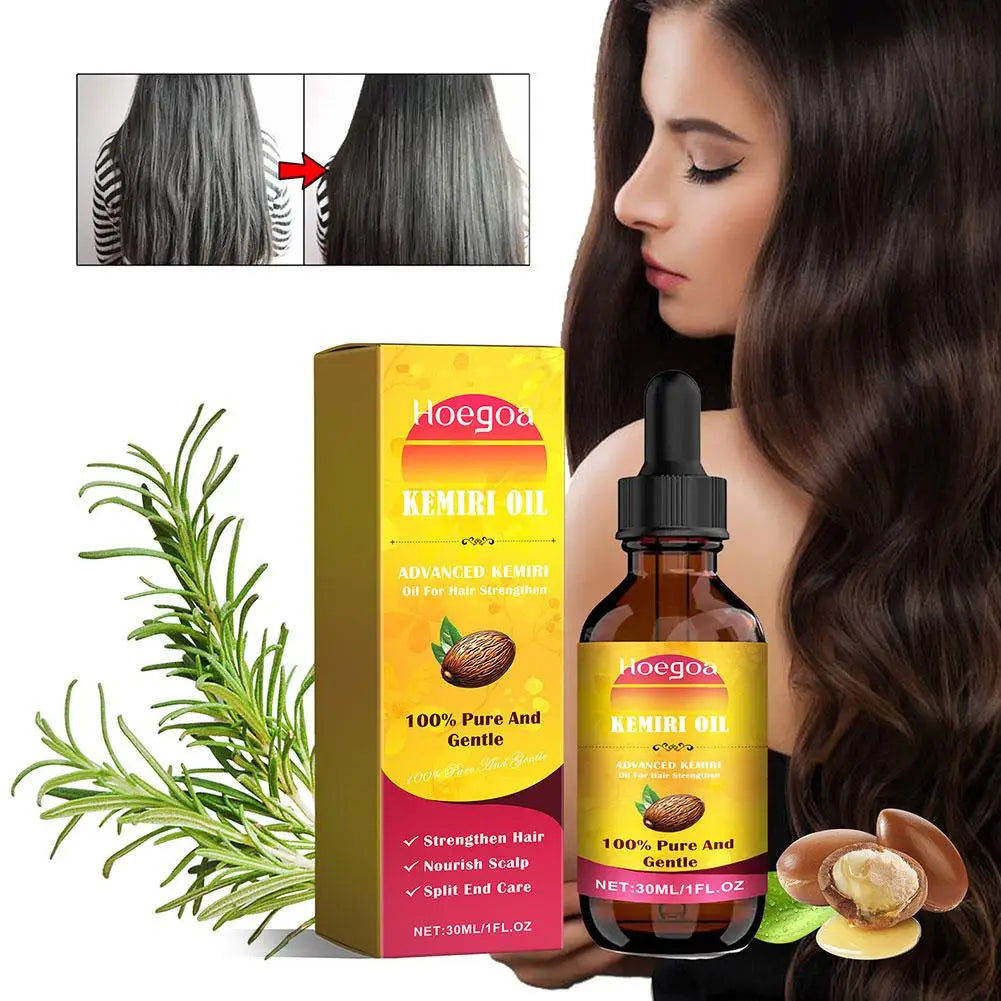 30ml Black Sesame Hair Strengthening Oil Ginger Biotin Essential Oils Nourishing Treatment Split Ends Dry All Types Peaceful Pleasures Health and Wellness