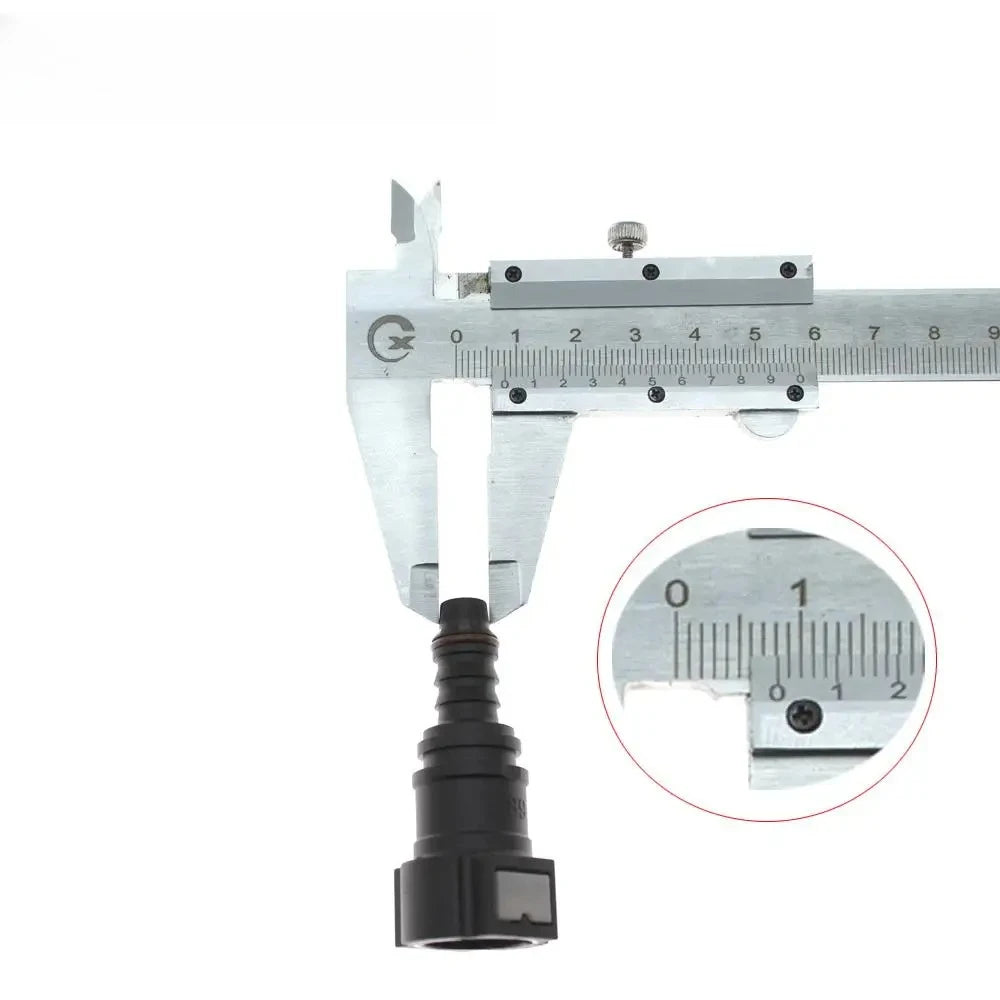 2/5/10 New ID8 9.89 Car Fuel Line Hose Coupler Nylon Quick Release Connect Connector Rubber Fuel Line Hose Coupler Car Tools Peaceful Pleasures Health and Wellness