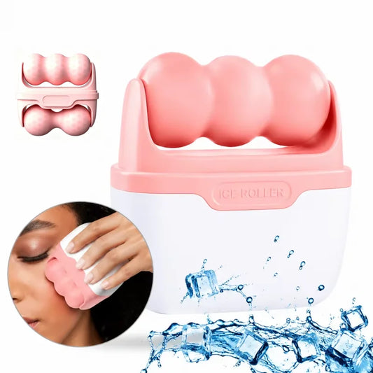 Mini Face Ice Roller – Dual-Sided V & W Skin Massager Face Ice Roller Peaceful Pleasures Health and Wellness