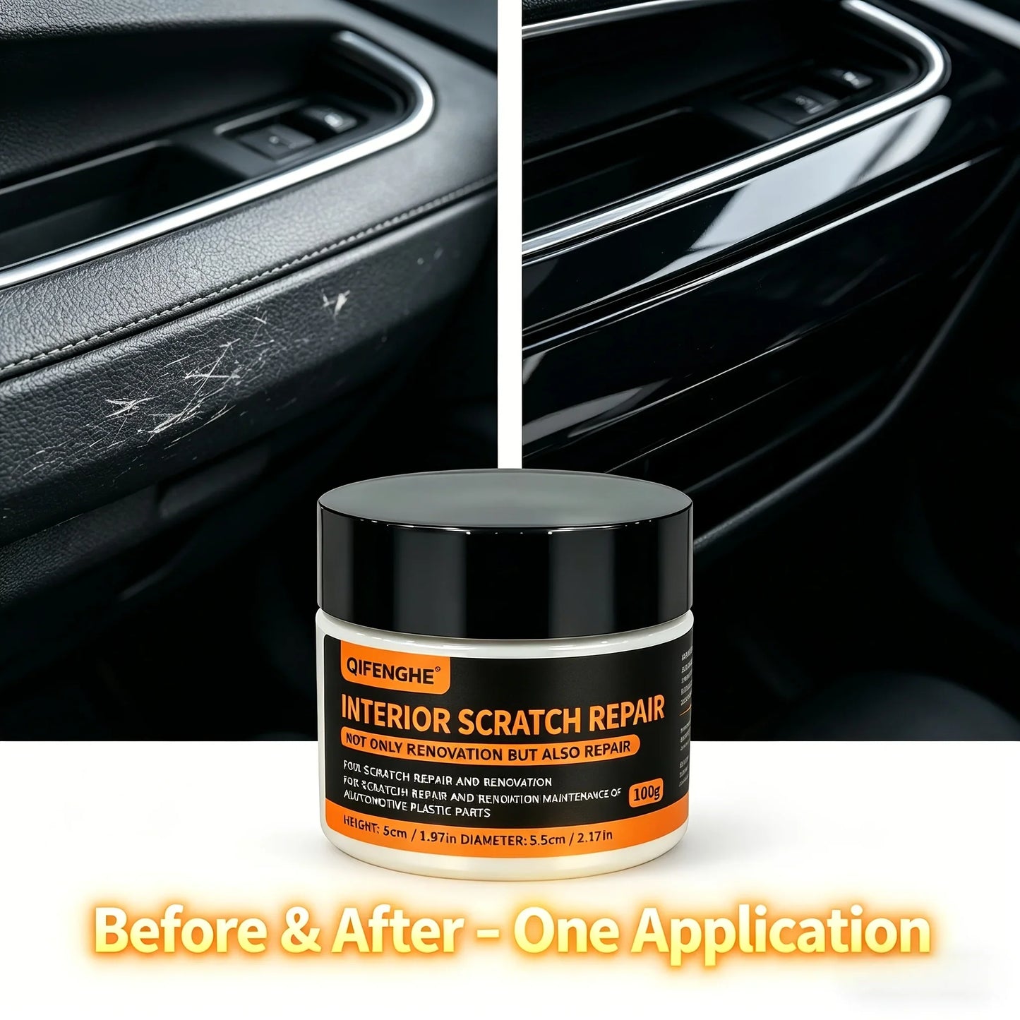 Interior Scratch Repair Paste – Dashboard, Leather & Plastic