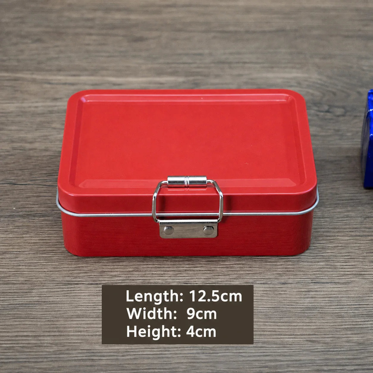Tinplate Flip-Top Storage Tin | Fishing & Craft Organizer Box