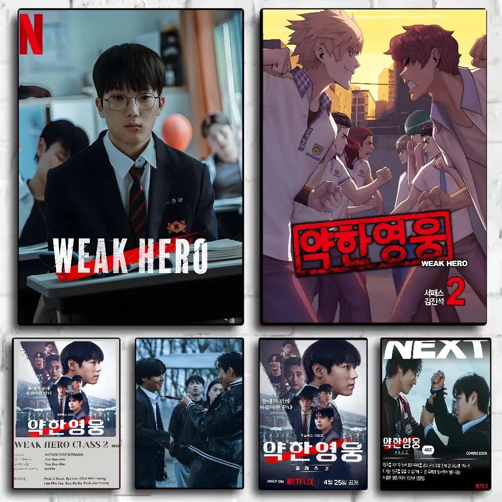 Korea W-Weak Hero Class 2 Poster HD art sticky wall waterproof home living room bedroom bar aesthetic decoration Peaceful Pleasures Health and Wellness