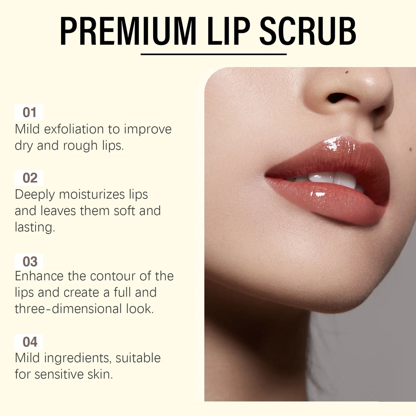 Brown Sugar Lip Scrub – Exfoliate, Moisturize & Smooth Lips