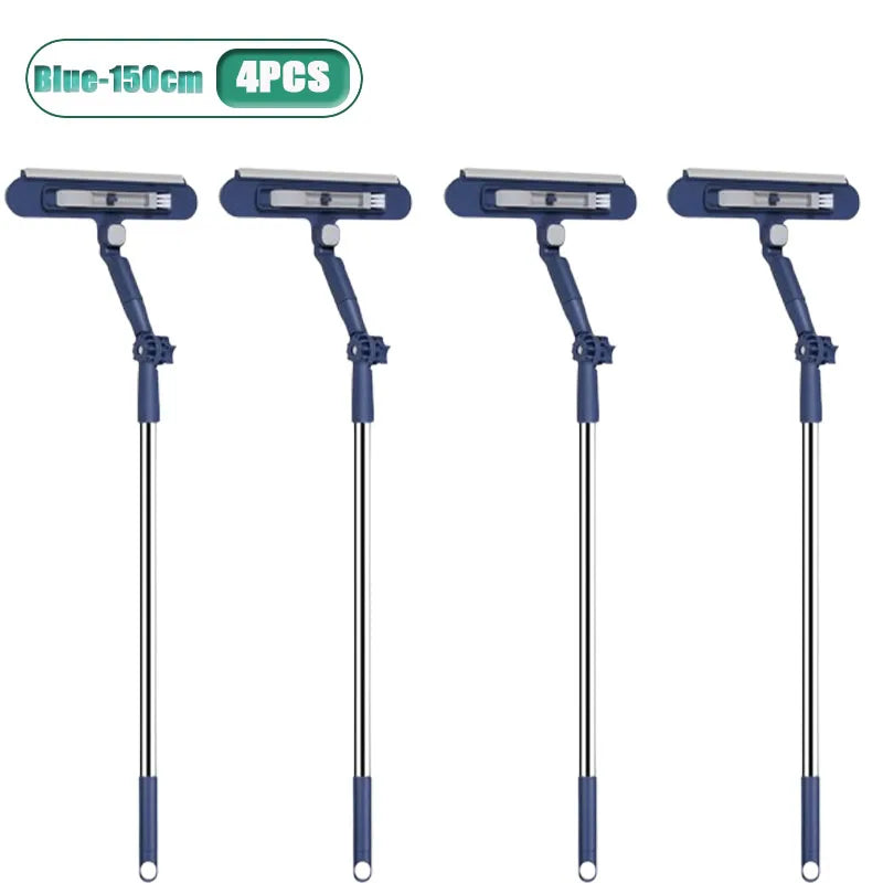 Double-Sided High-Rise Window Cleaner 120cm Squeegee Tool