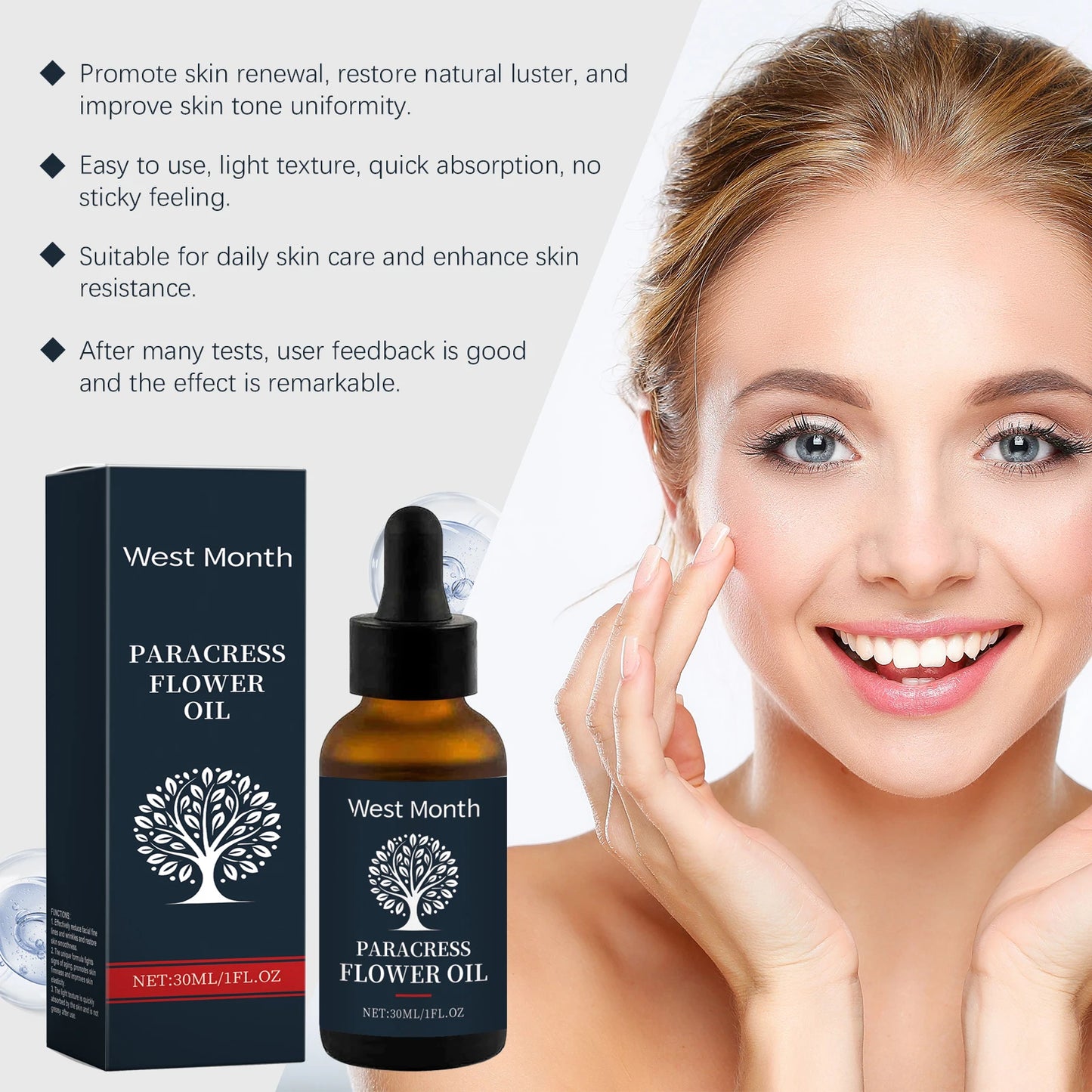 Paracress Flower Essence Face Oil – Anti-Aging Serum 30ml