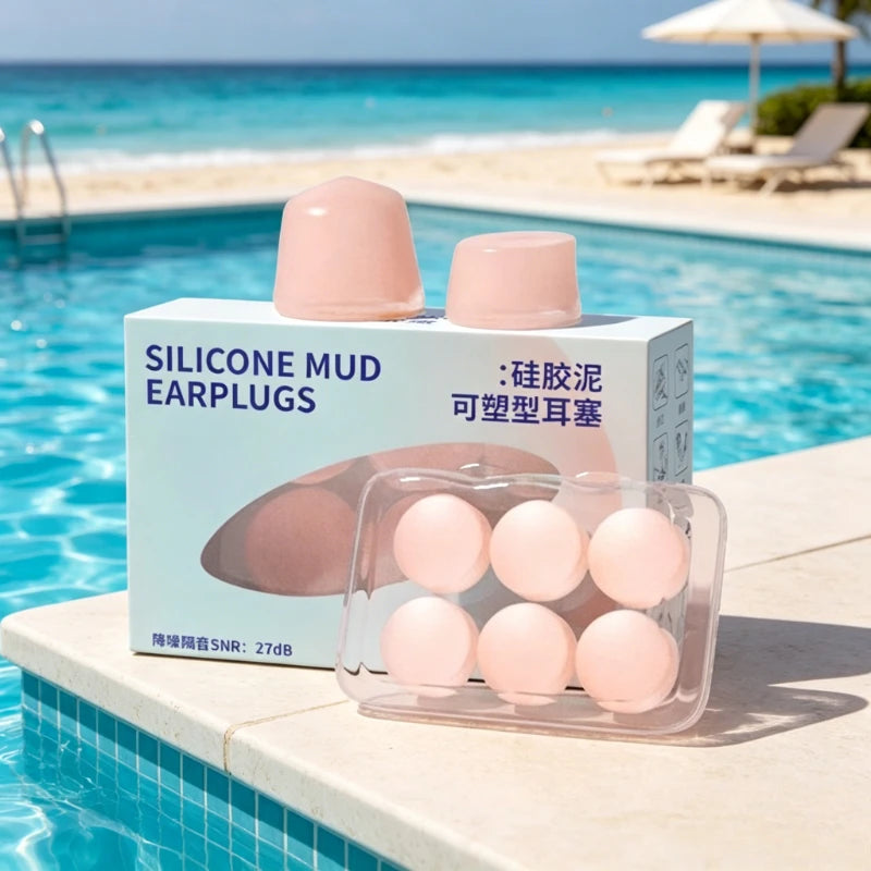Swimming Waterproof Earplugs for Children Learning Silicone Waterproof Diving Professional Tools Peaceful Pleasures Health and Wellness