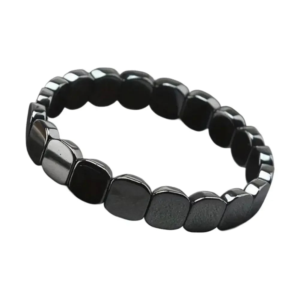 Hematite Bracelet For Men Reclaim Your Edge Confidence Natural Hematite Stone Beaded Stretch Healing Bracelets Gift Jewelry Peaceful Pleasures Health and Wellness 1pcs