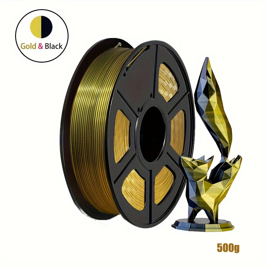 Dual Color Silk PLA Filament 1.75mm – 4 Spools 250g | DINGSUN