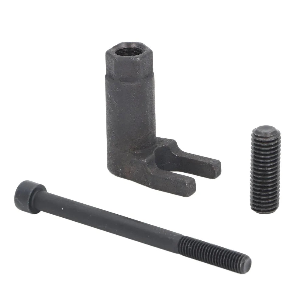 Diesel Injector Removal Tool Kit Carbon Steel Easy Efficient Fuel Injector Puller Disassembly Set Peaceful Pleasures Health and Wellness black