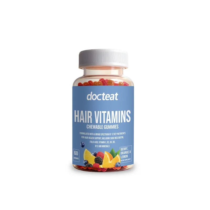 Biotin 5000mcg Hair Nail Skin Gummy Vitamins | 60 Count