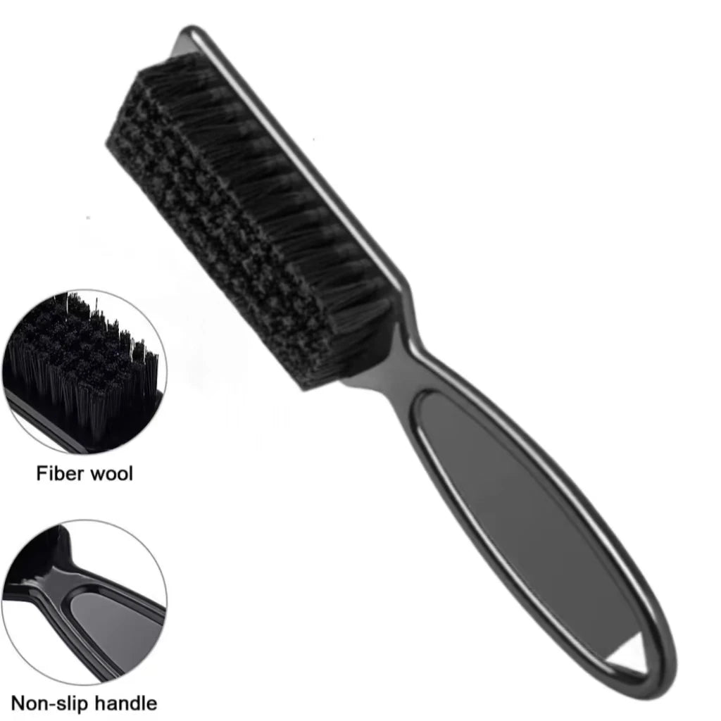 Set Cleaning Brush Barber Neck Duster Brush Plastic Handle Hairdressing Soft Hair Cleaning Brush Head Shape Styling Tool Peaceful Pleasures Health and Wellness