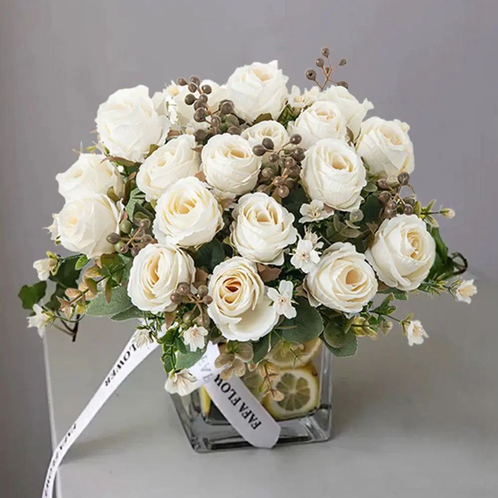 Silk Rose Artificial Flowers | Wedding, Home & Party Décor