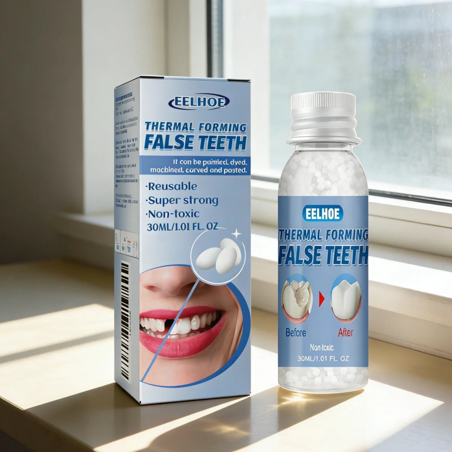 EELHOE Thermal Forming Temporary Tooth Repair Denture Beads