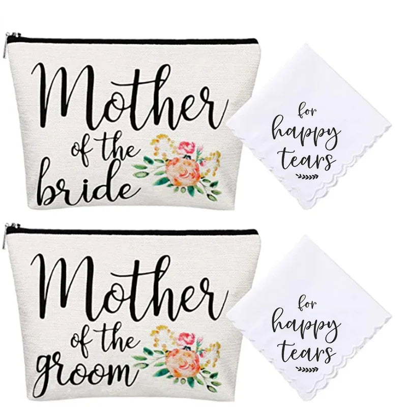 Happy Tears Handkerchief & Makeup Bag | Bridal Wedding Gift Bridal Gift Set Peaceful Pleasures Health and Wellness