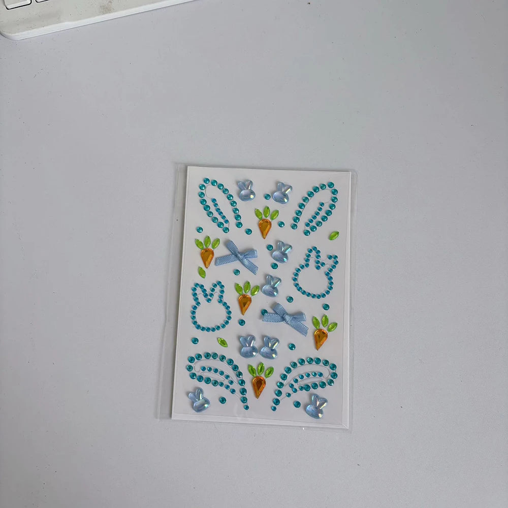 Cute Little Animal Diamond Stickers Concert Support Decoration DIY