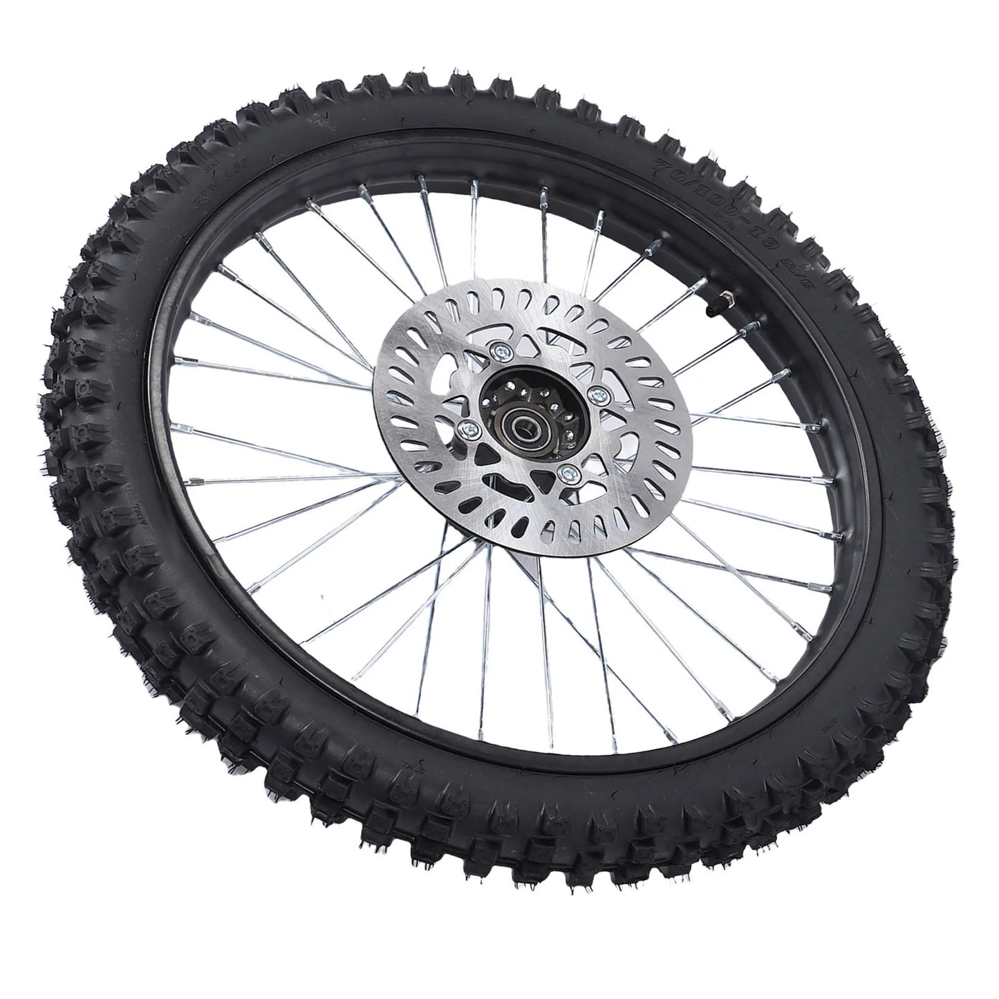 19" Dirt Bike Front Wheel Assembly 70/100-19 | 15mm Axle & Rotor