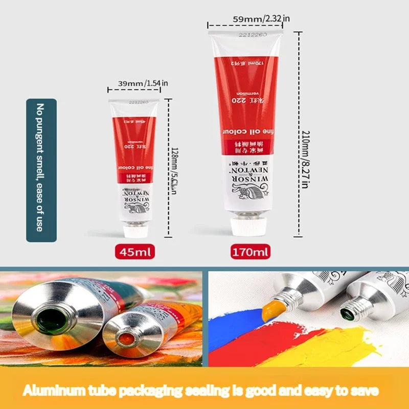 Bview Art Oil Painting Pigment Tube Acrylic Paint Artist Drawing
