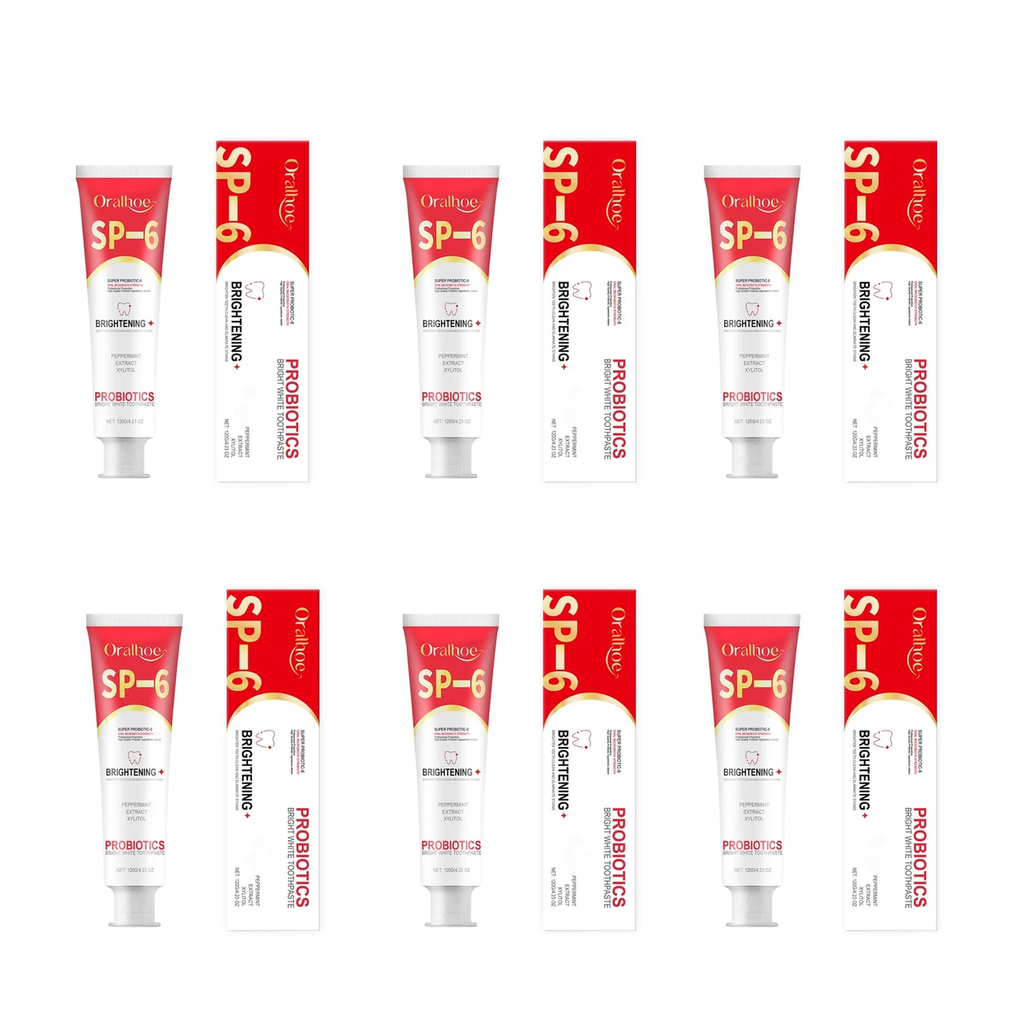 Oralhoe SP-6 Probiotic Whitening Toothpaste | Stain Remover