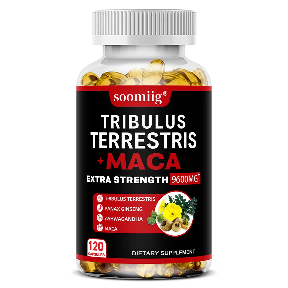 Tribulus Terrestris & Maca Capsules | Energy & Stamina Boost
