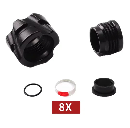 37 45 Degree Peep Sight Hole Aperture Inner Core Clarifier Lens 4X 6X