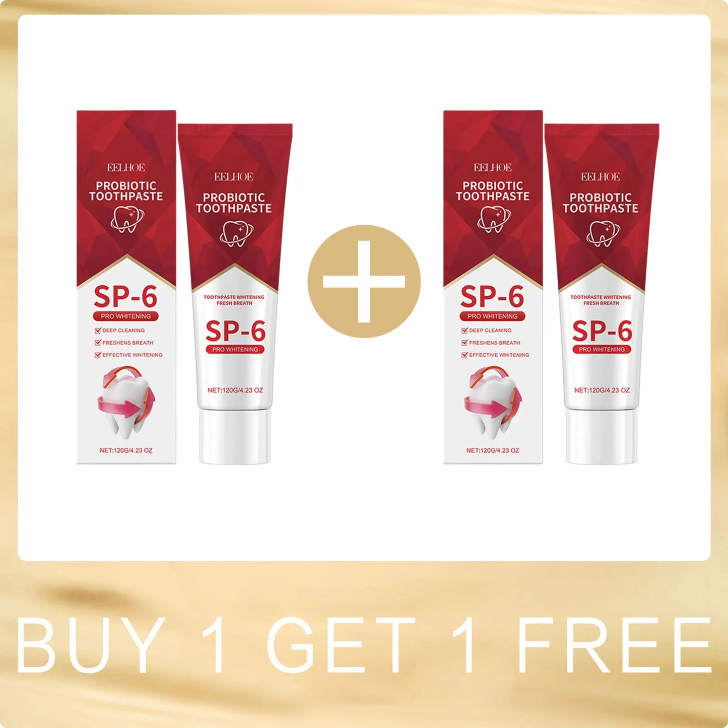 Eelhoe SP-6 Probiotic Whitening Toothpaste 120g | Fresh Breath