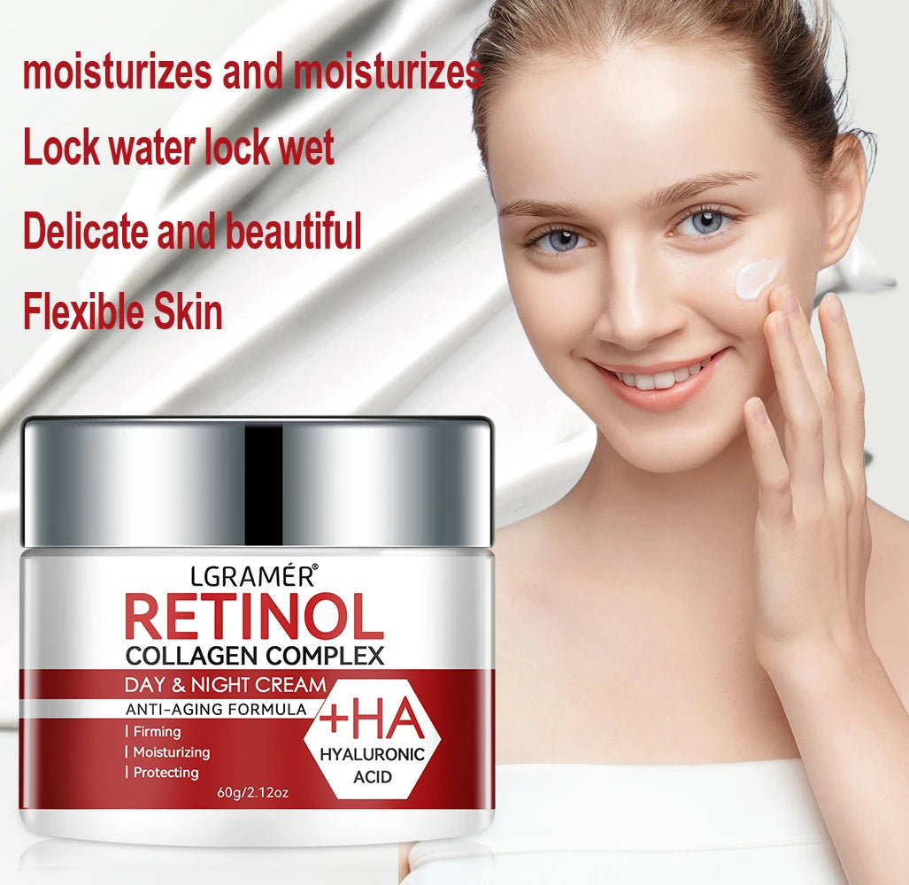 Retinol & Collagen Lifting Face Cream – Firm, Brighten & Smooth Peaceful Pleasures Health and Wellness