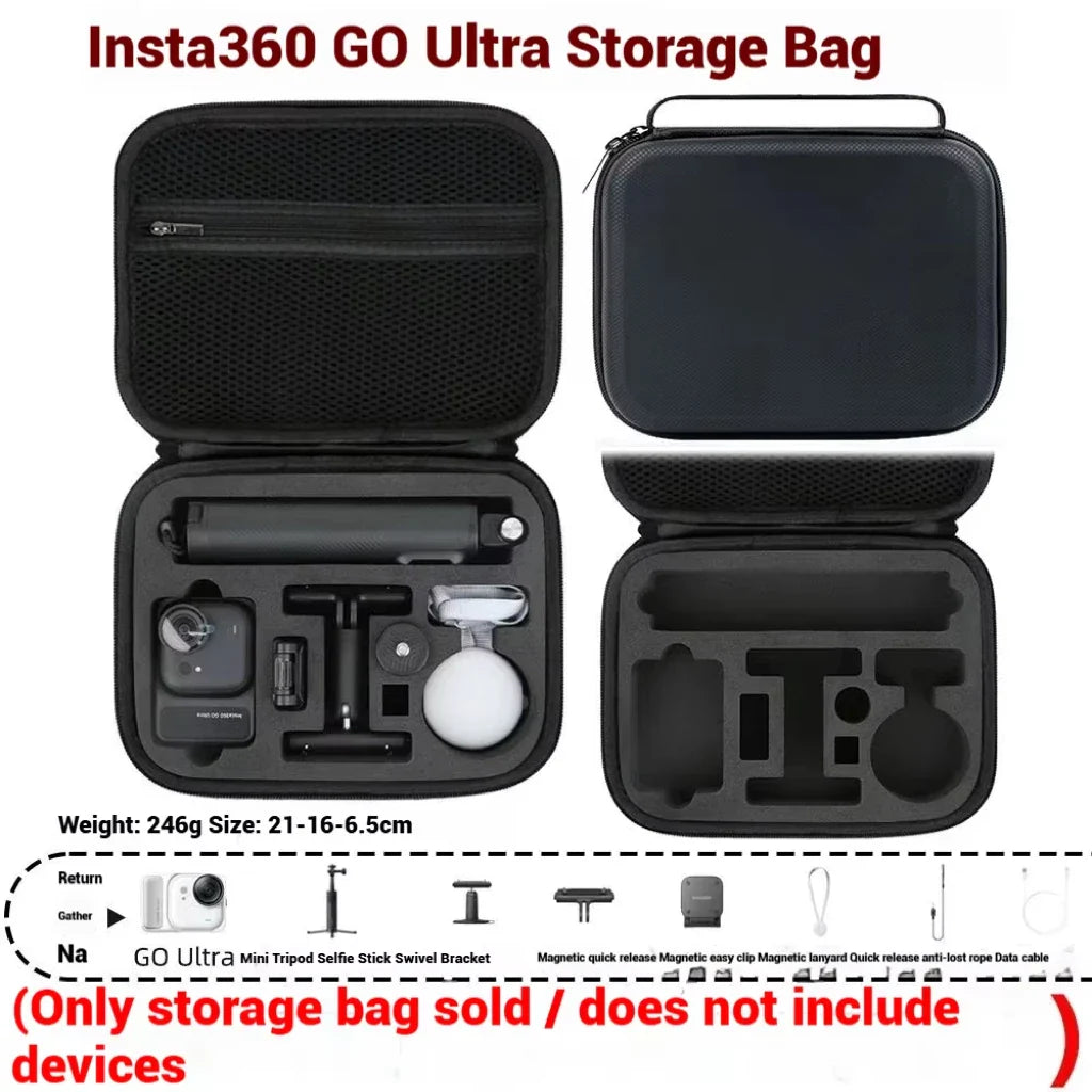 Insta360 GO Ultra Silicone Case + Lens Protection Film