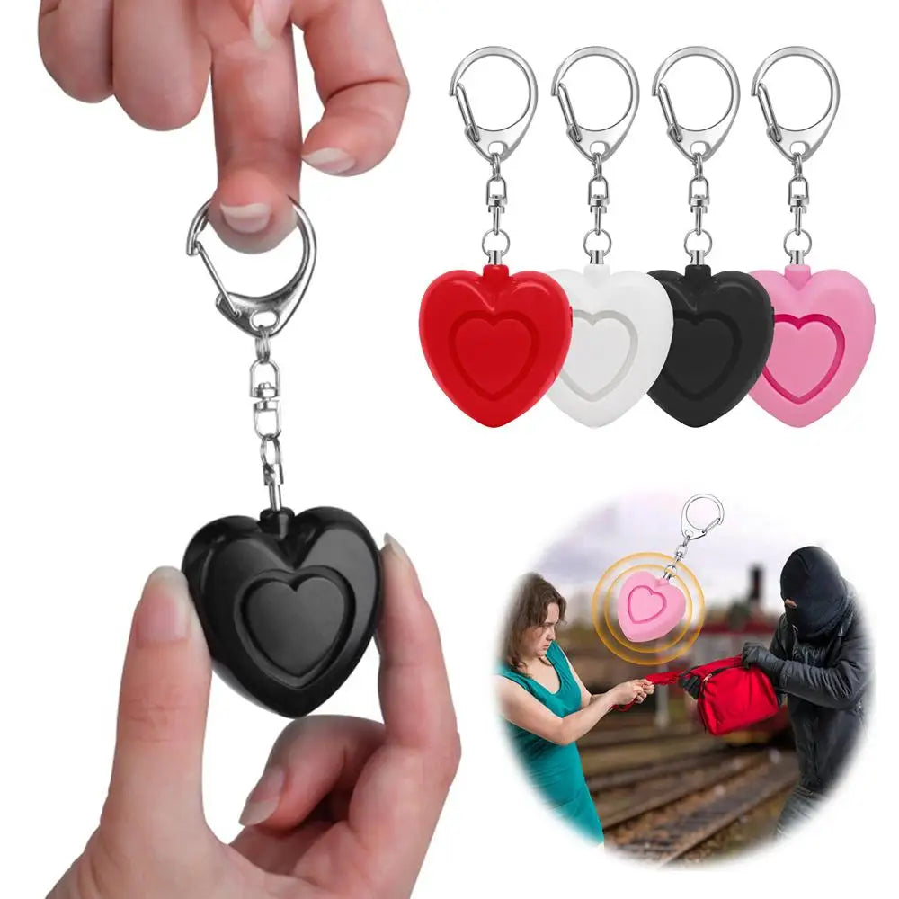 130dB Emergency Personal Safety Alarm Keychain with LED