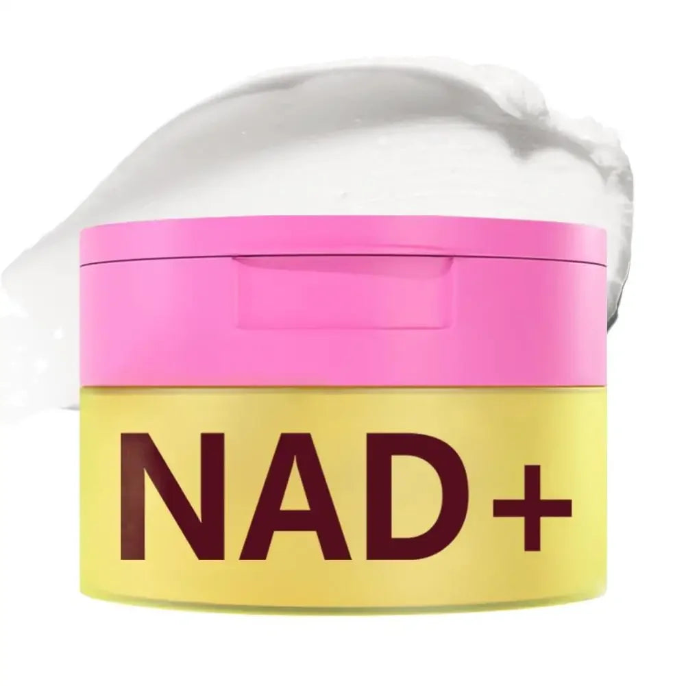 Korean Skincare Set, Centella Asiatica 100pcs Polishing Cotton Pads & NAD+ Anti-Aging Cream, Skin Rejuvenation & Elasticity Peaceful Pleasures Health and Wellness NAD Cream