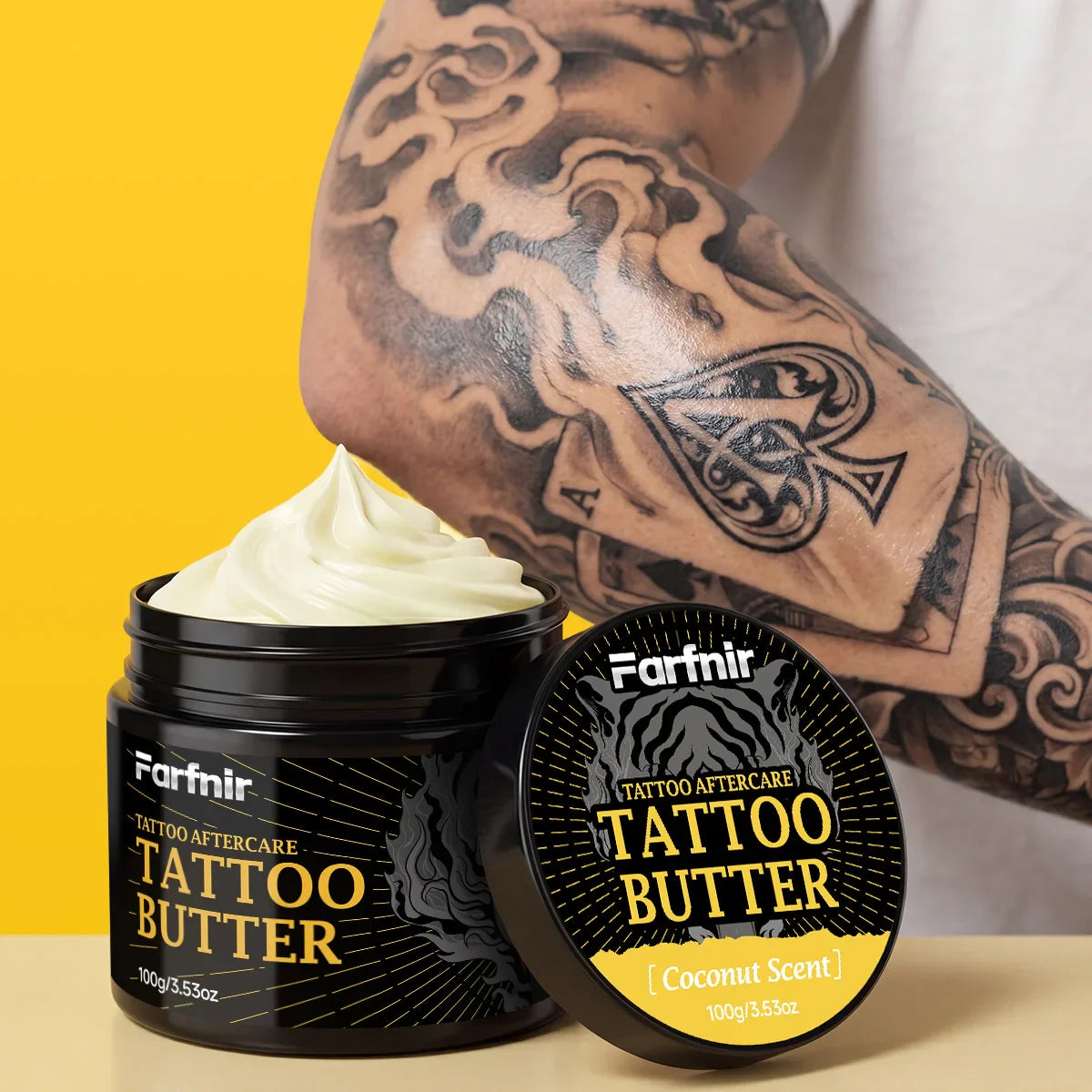 100g Tattoo Butter – Natural Brightening Skin Moisturizer