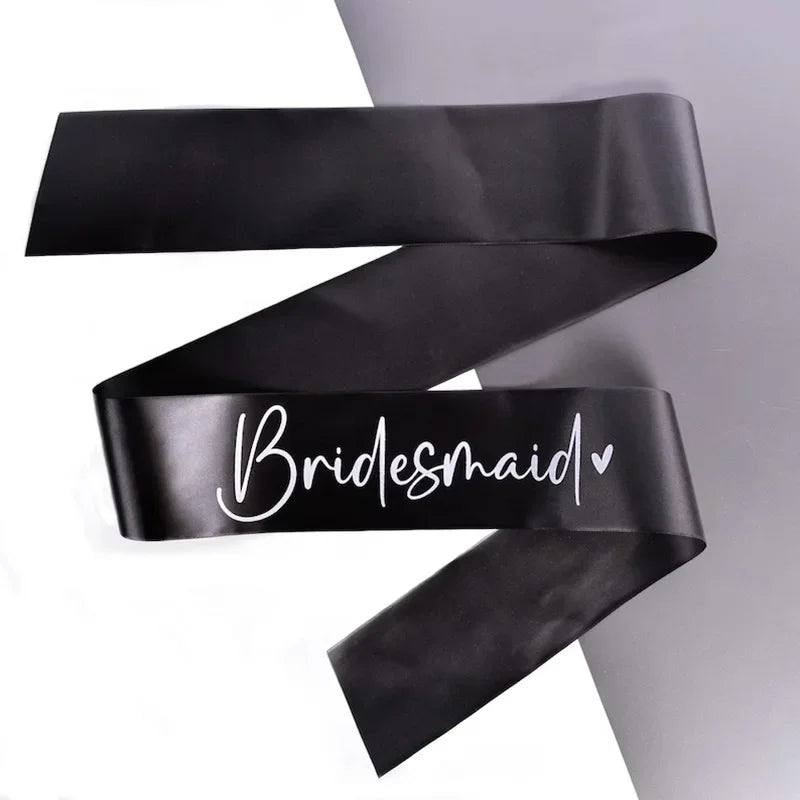 Bridal Party Sash | Bride, Bridesmaid, Maid of Honor & More Bridal Party Sash Peaceful Pleasures Health and Wellness bridesmaid